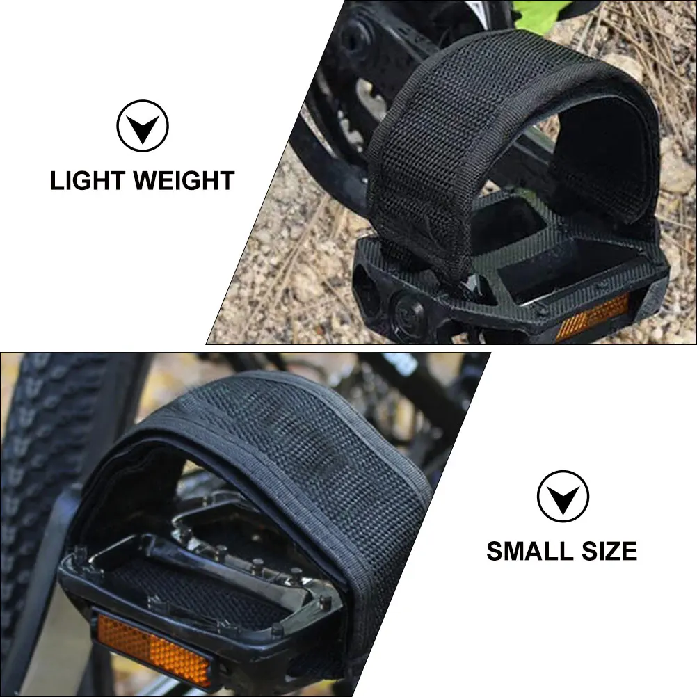 

2pcs Adjustable Bike Pedal Toe Straps Heavy Duty Replacement for Cycling Sports Fitness Universal Gym Exercise