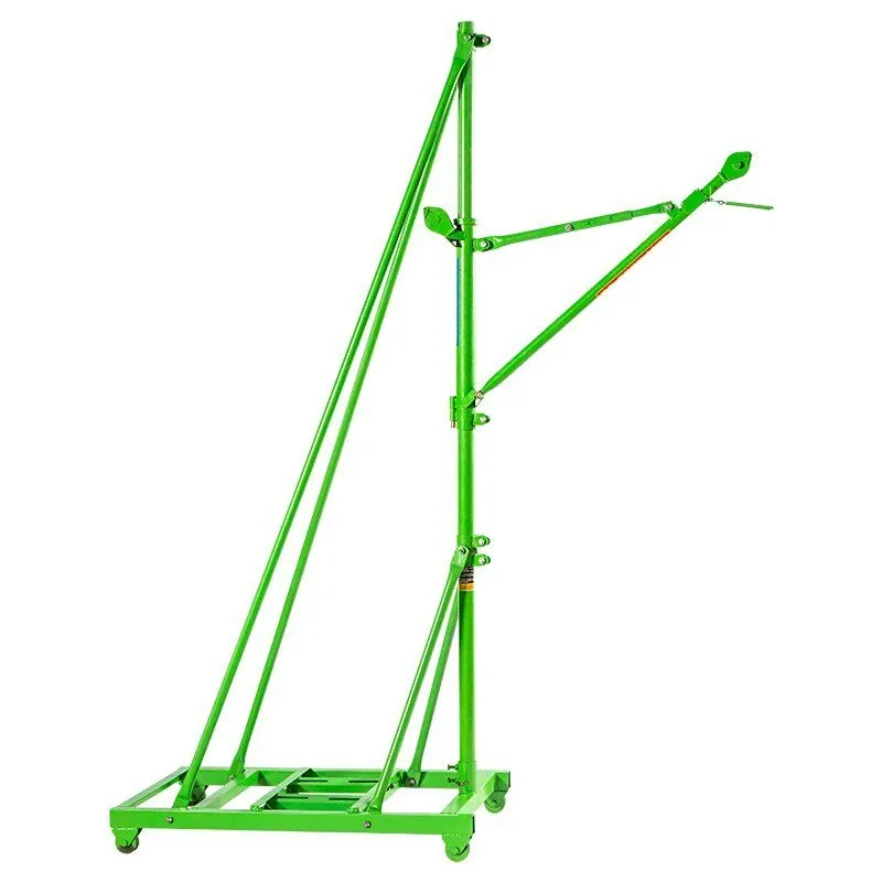 

Straight Slide Hoist 3 Column Rail Type Household Small Building Lift For Sand Cement Window Glass Loading No Counterweight