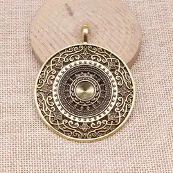 Mandala Pattern Charms Diy Accessories For Jewelry Crafts