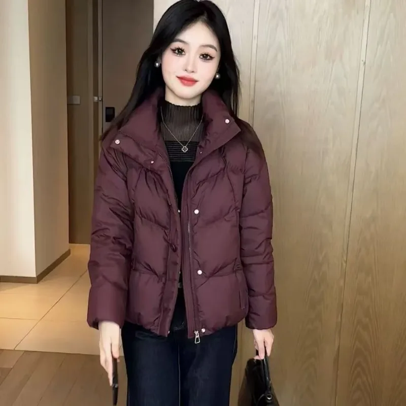 Women's Autumn Winter Top Coat Cotton Coat Retro Simple Comfortable Casual Design Fashion Advanced Soft Niche Versatile Skinny