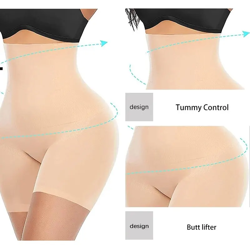 Sexy Hip Butt Thigh Lifte Shape Wear Buttock Women\'s Seamless Hi-Waist Lifter Power Shorts Thigh Panties