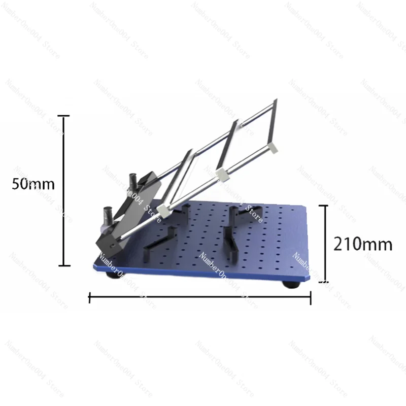 PCB Steel Mesh Solder Paste Printing Table Steel Sheet Smt Solder Paste Printing Manual Small Screen Printing Set 170Mmx170Mm