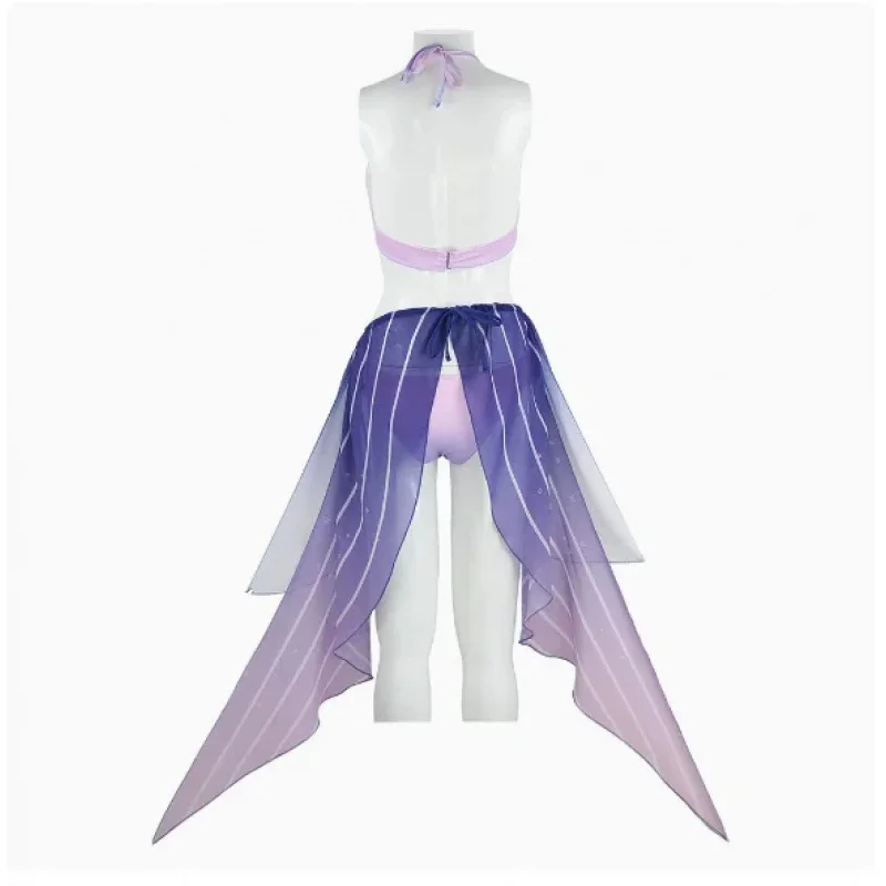 A;3\v,7'd/Game Genshin Impact Swimsuit Cosplay Costume Sangonomiya Kokomi Bikini Beach Bathing Suit Anime Bathiw.3;v'6\b/