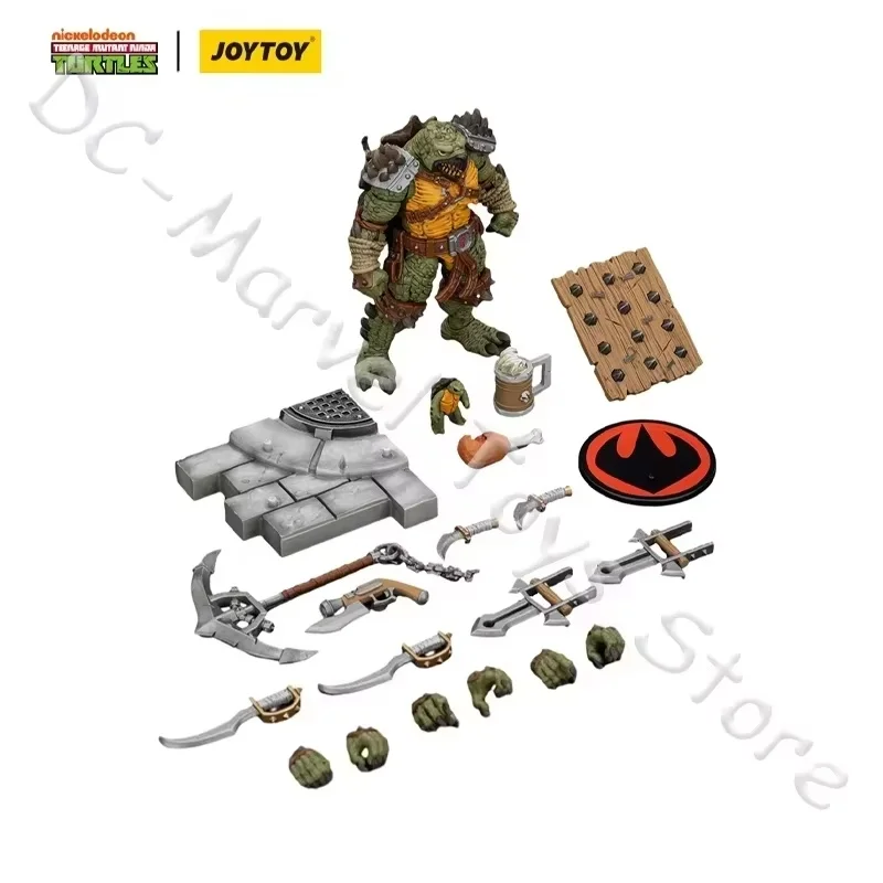 In Voorraad JOYTOY TMNT 1/18 Tmnt-Krang Tmnt-Tokka Tmnt-Slash Turtles Action Figure Aangepaste Gift Speelgoed