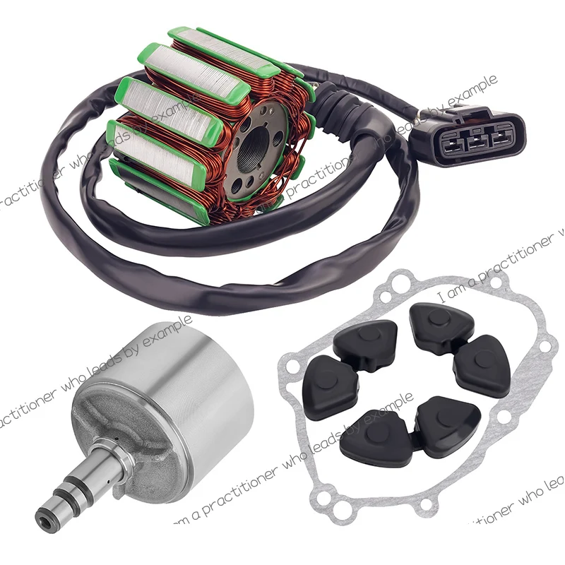 Motorcycle Stator Coil Generator Flywheel Rotor Gasket Seal For YAMAHA YZF-R1 04-08 FZ8 FZ8N FZ8S 11-13  FZ1-N FZ1-S FZ1 06-15