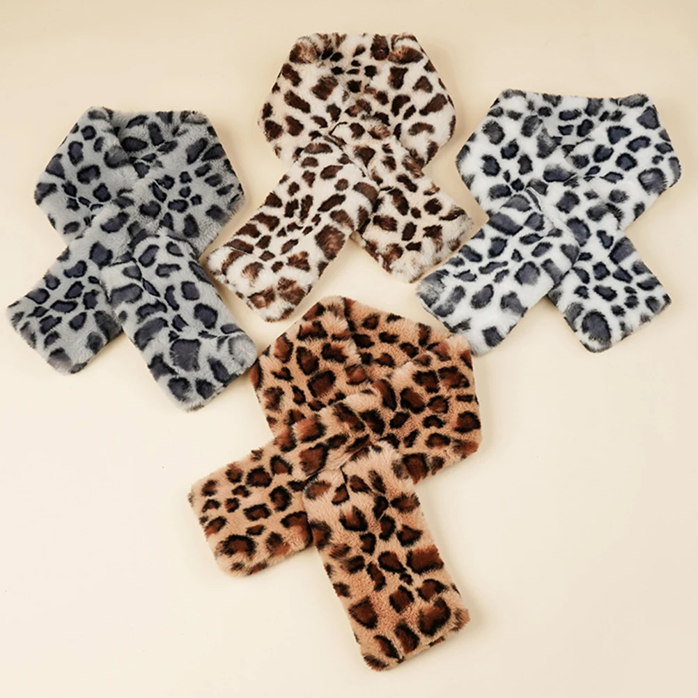 

Leopard Print Scarf Women Warm Winter Casual Fashion Cold Protection Birthday Gift Stylish Comfortable Premium Material