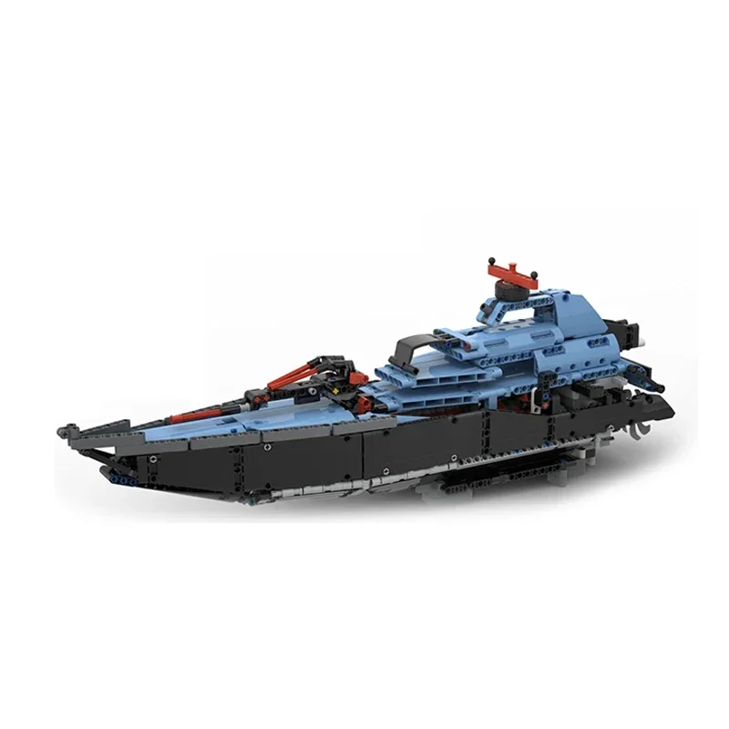 Moc-Warshipビルディングブロックモデル、c-type Warship、テクニカルブリック、DIYアセンブリ、子供向けの有名なおもちゃ、ホリデーギフト、42066