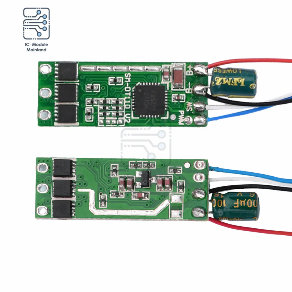 2S 7-15A Miniature Brushless Motor Driver Board Aeromodelling Brushless Electric Regulator Motor Driver 4-wire Module