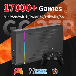 Portable Gaming HDD 3TB Launchbox&Playnite&Retrobat Game Console for PS4/Switch/PS3/PS2/Wii/Wiiu with 17300+Games for PC/Laptop