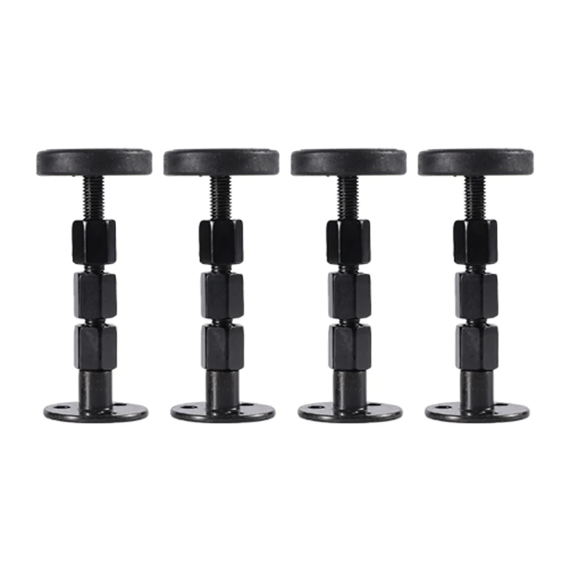4PCS Headboard Stoppers, Adjustable Threaded Bed Frame Anti-Shake Tool, Bed Shake Support Stabilizer-AB09