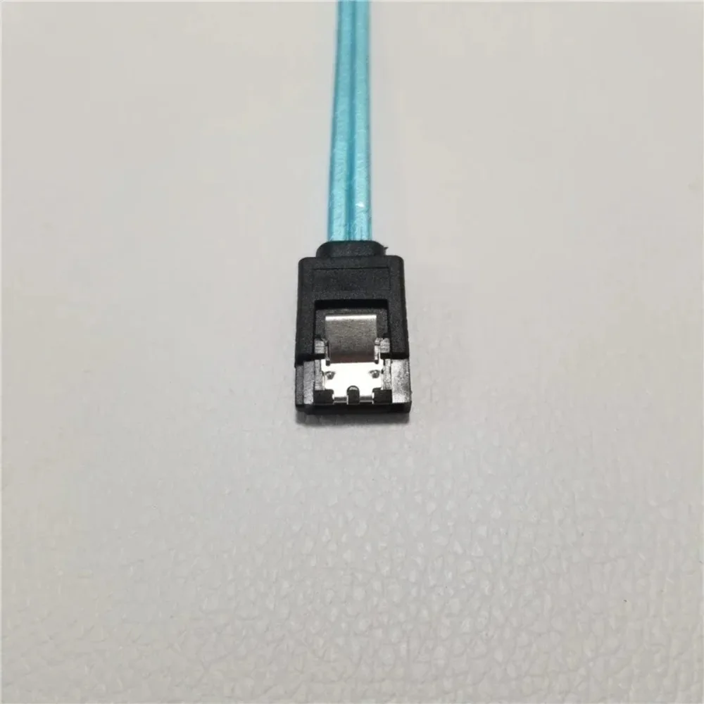 Ultra Short 20cm 7pin SATA 3.0 Female to  F/F HDD Hard Drive Data Cable Dual Channel Shielding Blue 6Gbps