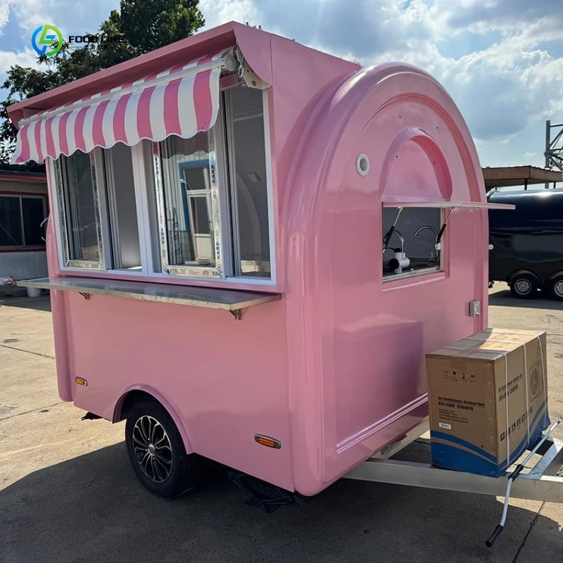 Standard Enclosed Food Trailer Pizza Breakfast Catering Trailer Mobile Food Truck Trailer FL Customized