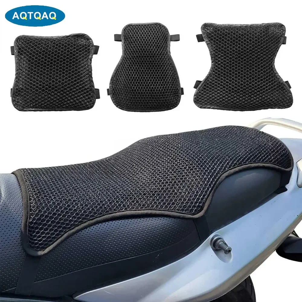 

Motorcycle Seat Cushion Air Cooling 3D Mesh Motorcycle Seat Pad, Stops Hot Seat, No More Sweaty Sticky Bottoms, Motorcycle Cover