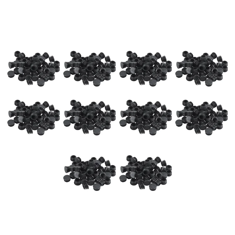 

ABGE-Plastic Round Cap Chair Table Legs Ribbed Tube Insert 22Mm Dia 500 Pcs