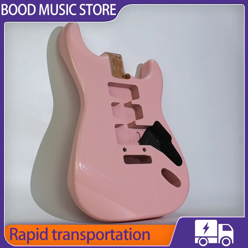 Shell Pink Fend Straocaste Electric Guitar Body Two-point bridge opening Alder Wood High-end Guitar Body