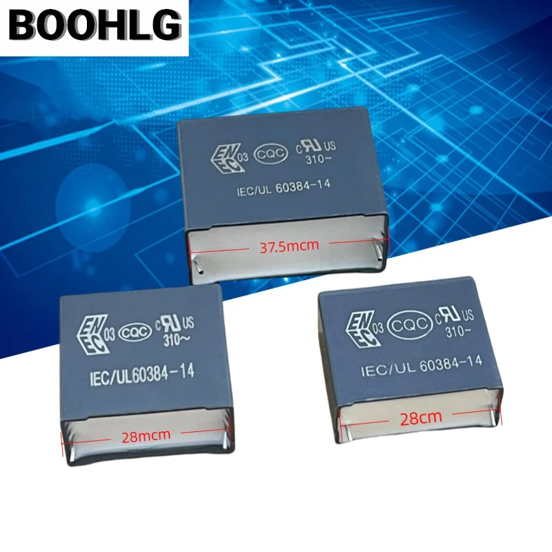 

5PCS AV R46 R52 4.7UF 310Vac 475K MKP x2 Non-number safety gauges film capacitor