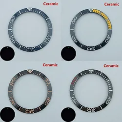 38mm ceramic High quality bezel green luminous insert bezel bezel is tilted for 40mm watch accessory repair tools