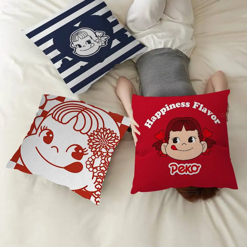 CUTE M-Milky P-Peko-chan Game Pillowcases Home Bedding Decorative Pillow Cover Wedding Super Soft Pillow Case