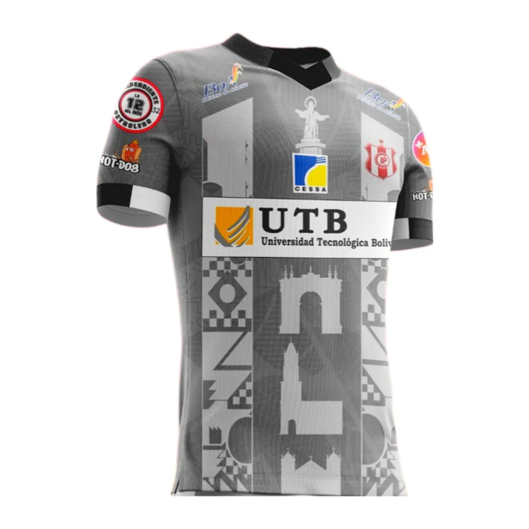 

Футболка для мужчин и детей, домашняя форма клуба Independiente Petrolero, Боливия, первая лига, 25-26, быстросохнущая, спортивная