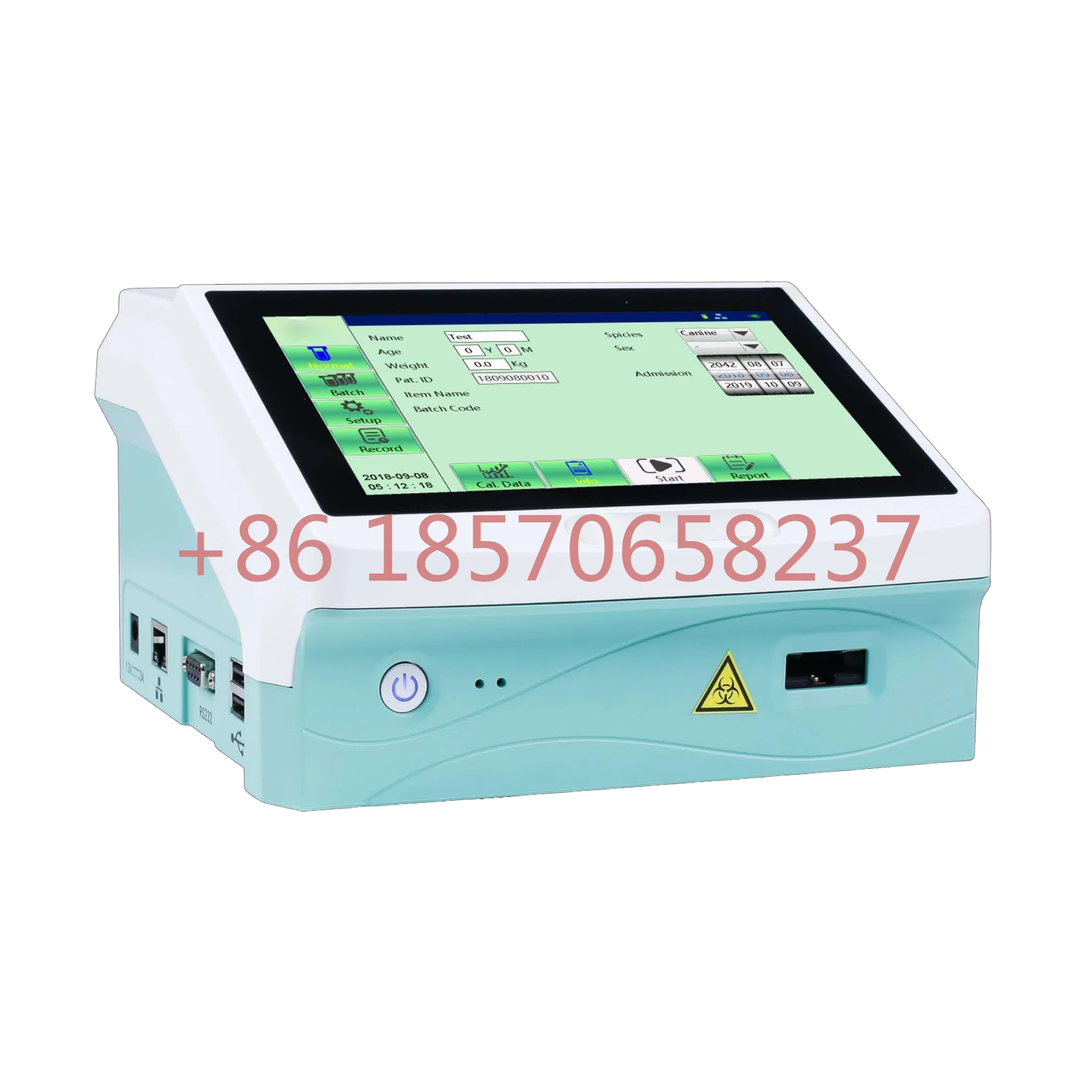 

Portable Veterinary Dry Immunofluorescence Quantitative Analyzer Fluorescence Poct Immunoassay For Animal Biochemical Analysis