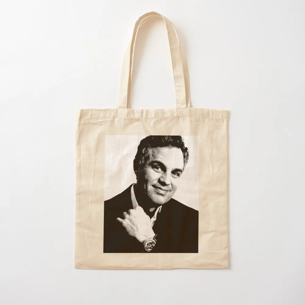 

Black & White Portrait Of Mark Ruffalo Tote Bag sac pour femme Women's bags Cloth bags bags luxury women Canvas Tote Bag