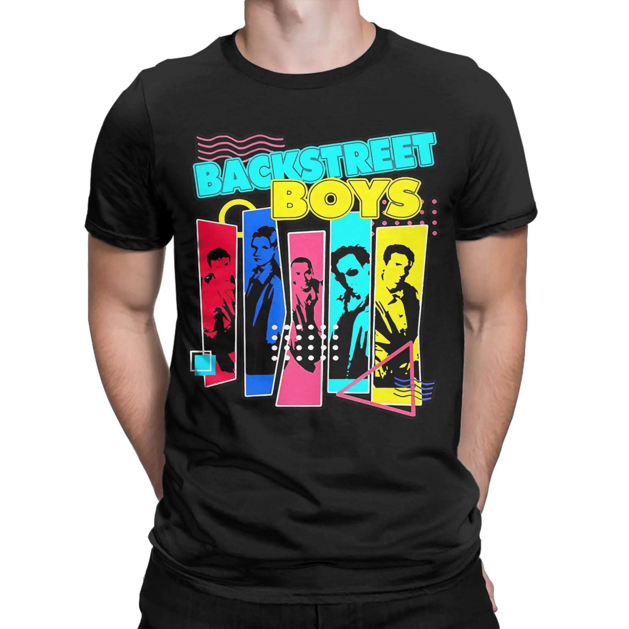Camisetas de algodón Backstreet Boys Millennium Tour Music, camiseta Hippie para hombre, camisetas de manga corta con diseño estético de verano