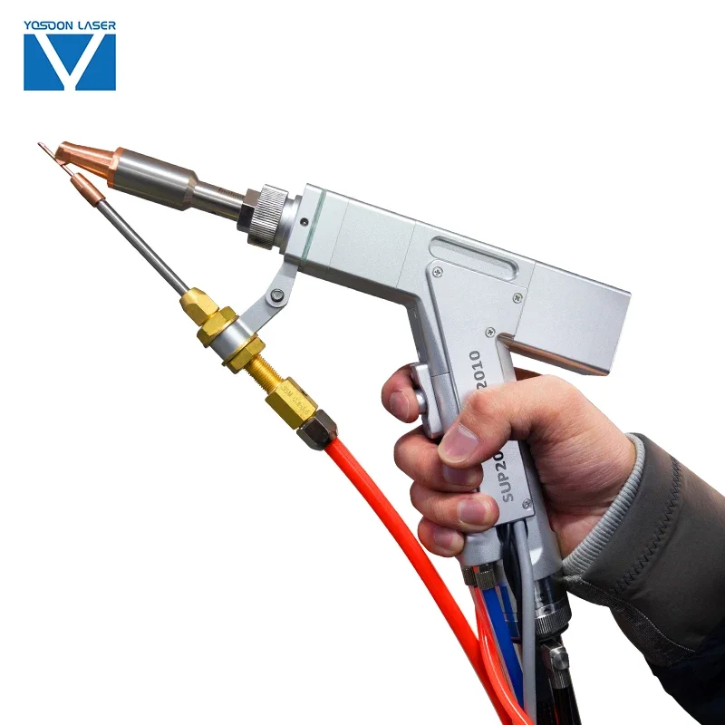 SUP20S 21T Handheld Fiber La ser Welding Spare Parts Soldering Iron Welding Machine Welder Head For 2000w Las er Welder