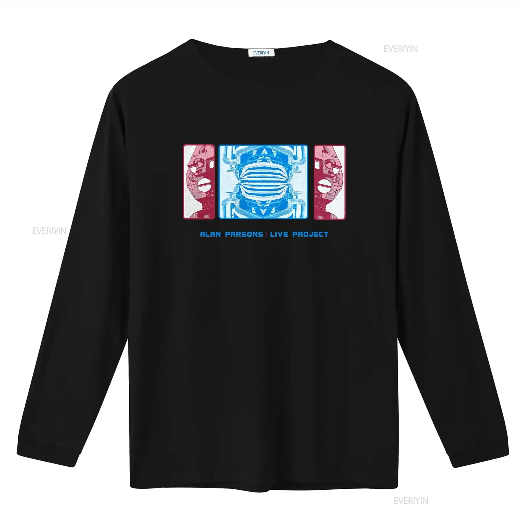 Vintage 90s Alan Parsons Live Project Concert Tour T Shirt Available in S 5XL vintage Washed Versatile homme Stylish Stretched