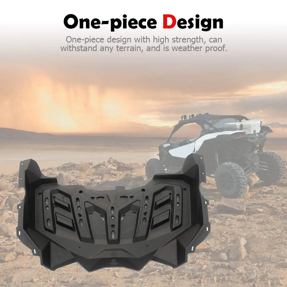 For Can-Am 2018 Maverick X3 MAX Turbo R 1PCS Rear Luggage Carrier Accessory Plastic Black