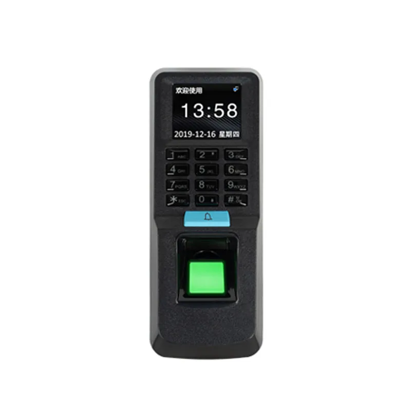 Ecran-tft-de-24-pouces-avec-controle-d'acces-par-empreinte-digitale-machine-biometrique-clavier-rfid-de-125khz