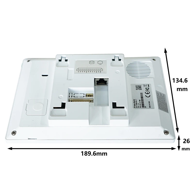 Monitor táctil interior DH VTH2621GW-P, reemplazo de VTH2421FW-P 802.3af PoE, 7 pulgadas, timbre, intercomunicador de vídeo, tarjeta SD integrada de