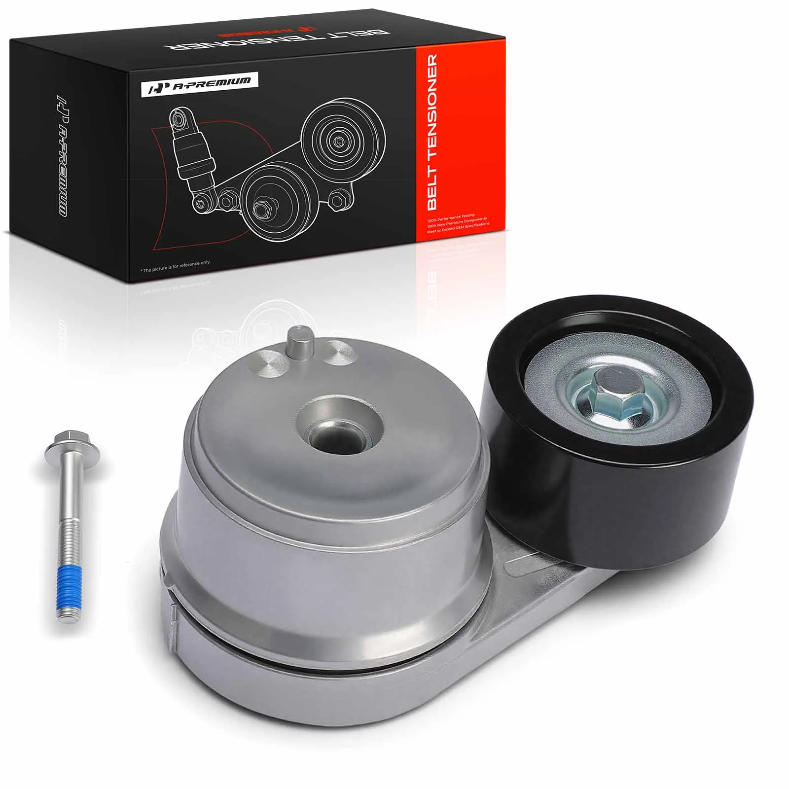 A-Premium Accessory Belt Tensioner for Ford F-650 F-750 2000-2003 LA9000 1990-1995 Freightliner Argosy 2000-2004 FL112 1998-2004