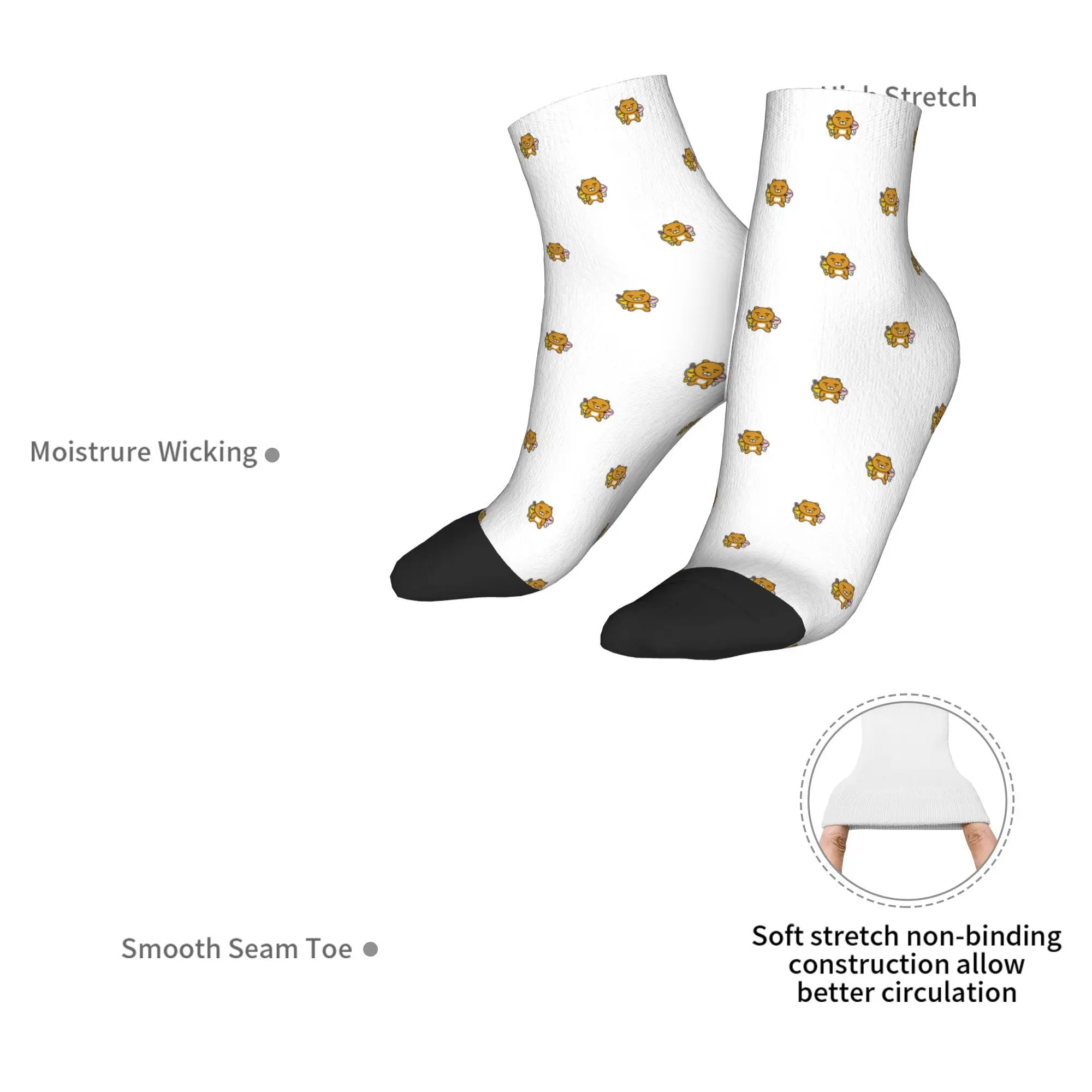 Ryan Kakao Calcetines Harajuku Medias absorbentes del sudor Calcetines para todas las estaciones Accesorios para regalos de Navidad para hombre y mujer