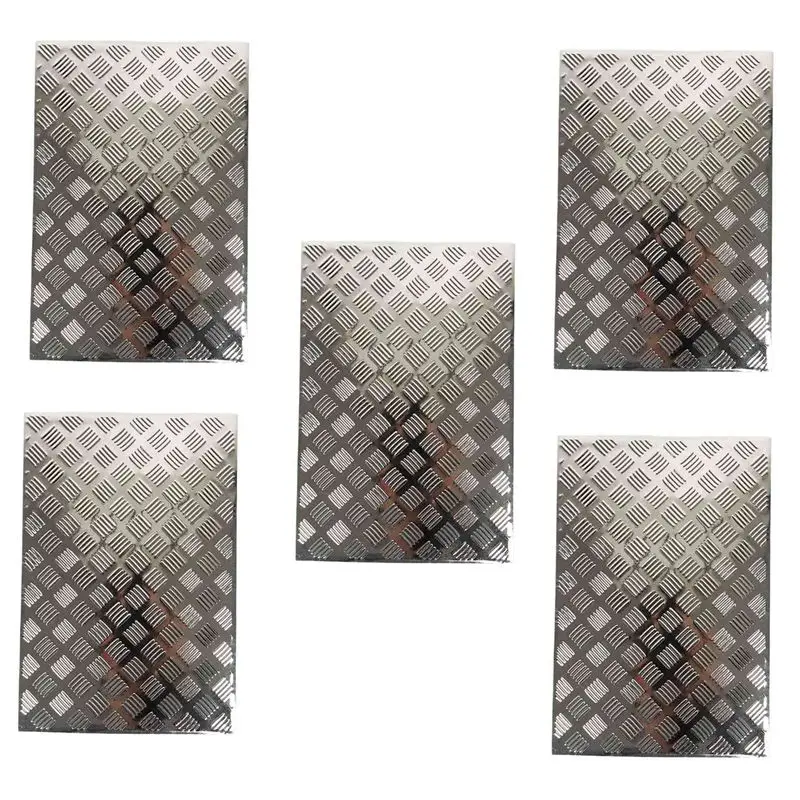 ABJL-5X For WPL D12 1/10 RC Car Upgrade Parts Rear Trunk Cover Skid Plate Anti-Slip Board Decorative Plate Accessories