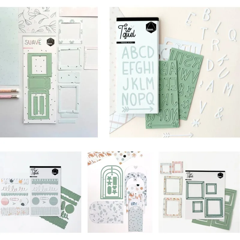 Glasses Die on Route LATTE Elements Strip Metal Cutting Dies Slimline Essentials Scrap Booking Card Stencil Cut Die for DIY 2026