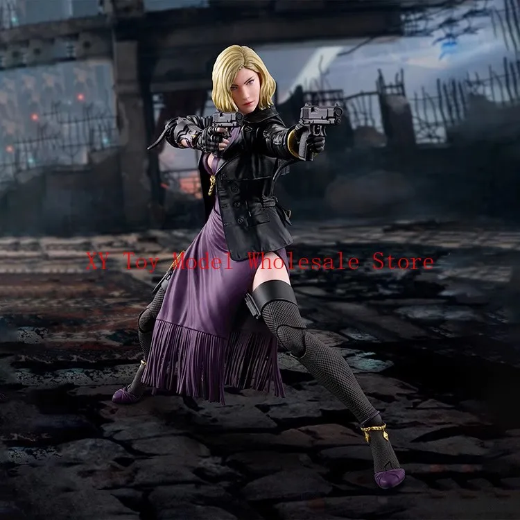 الصندوق الأصلي بانداي SHF TEKKEN 8 غضب الوحش الملك الشكل الانتهاء أطقم منمذجة أنيمي لعبة الحركة الكاملة هدايا للأطفال في صدمة