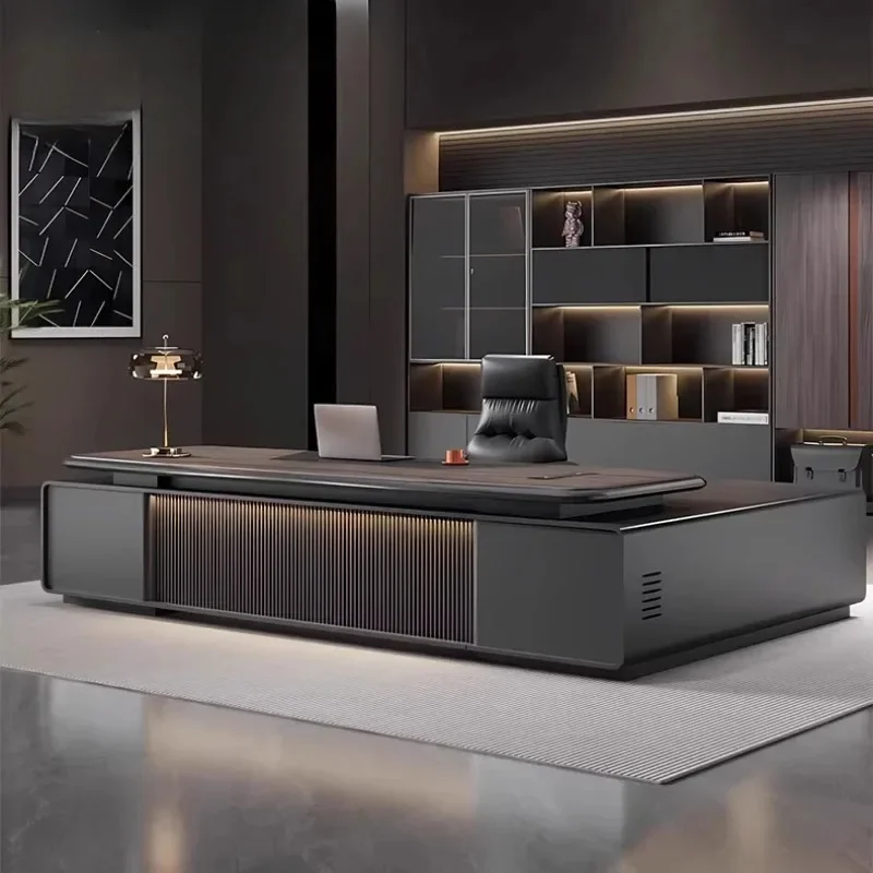 Luxury High Quality A Desk Furniture Makeup Desk L Shape Setup Home Office