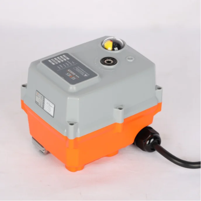 4-20ma 12V DC Motorized Intelligent Proportional ON OFF Actuators 90 Degree Rotary Electric Valve Actuator