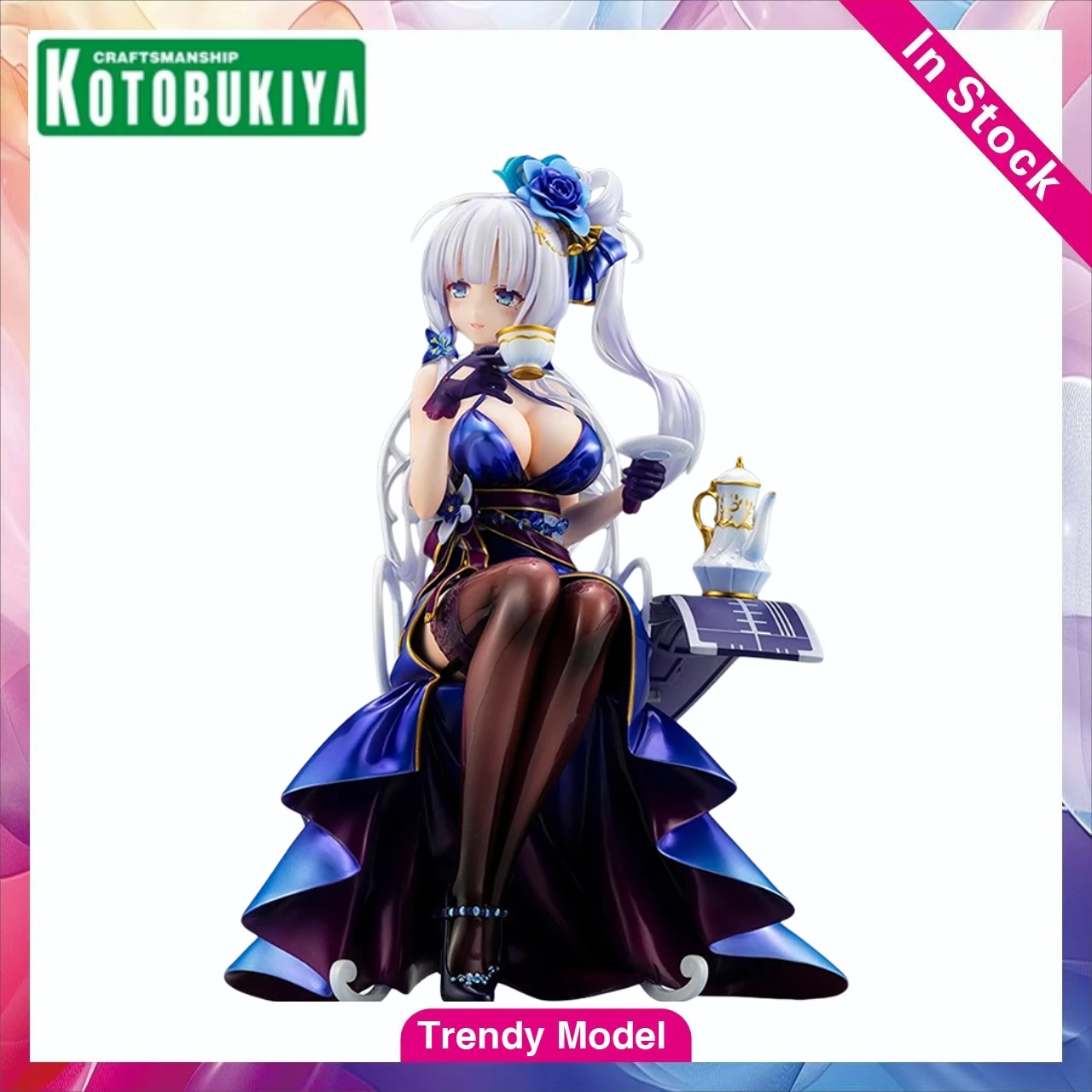 

【TM】KOTOBUKIYA Genshin Impact Azur Blue Route Glory Figures 1/7 Model Toys Gifts Collection Ornaments