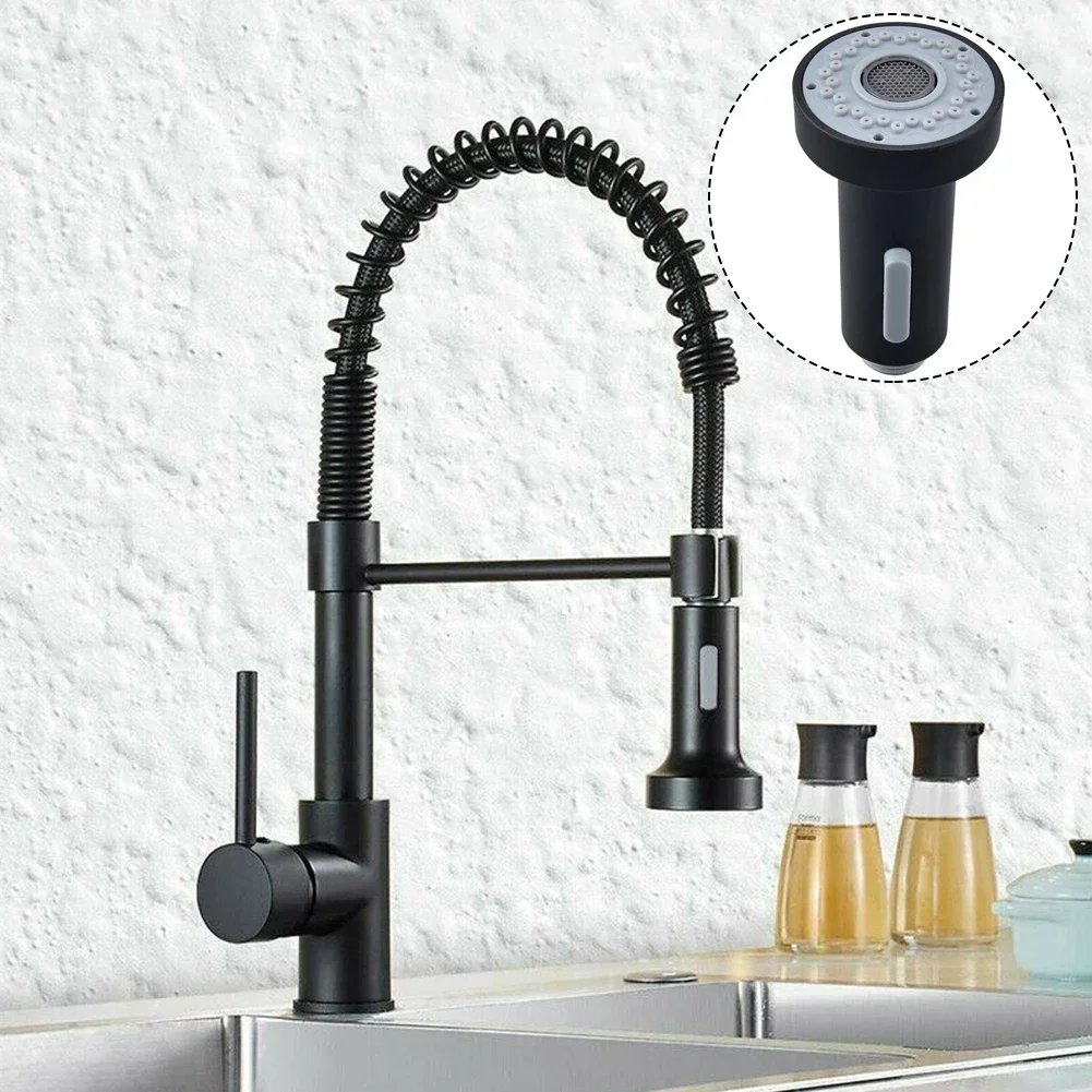 Rozin Matte Black Kitchen Faucet Deck Mounted Mixer Tap Degree Rotation Stream Sprayer Nozzle Kitchen Sinksc Hot Cold Tap