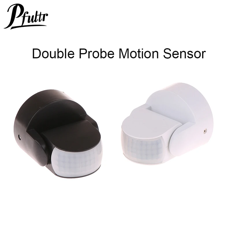 Double Probe Motion Sensor AC 220V-240V PIR Motion Detector Automatic 180 ° Switch Light Outdoor Infrared Sensor IP65 Waterproof