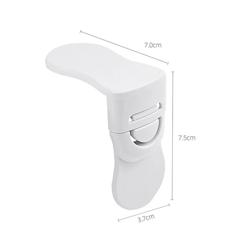 Baby Lock Drawer Safety Lock Anti-clamp Hand Cabinet White Drawer Lock Refrigerator Lock Child Protection Multi-function Lock