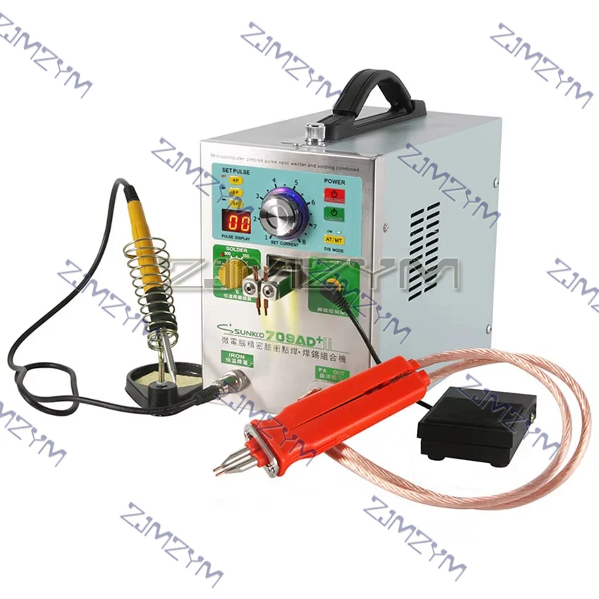 3.2KW Spot Welding Machine Pulse Induction Automatic Spot Welder For 18650 Battery Pack Welding Machine 709AD+