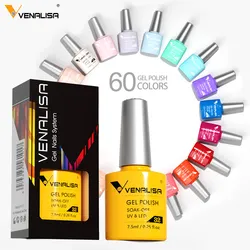 Venalisa smalto Gel per unghie Gel di colore puro Super splendido Manicure per unghie Semi permanente Soak off UV LED CANNI smalto Gel per unghie