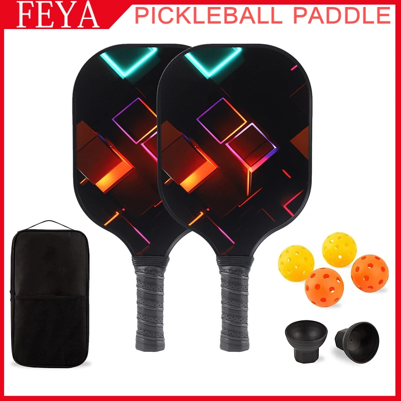 

FEYA Pickleball Paddle USAPA Сертификация Силиконовый набор поглотителей для мячей Ракетка из стекловолокна Пляжный теннис Аксессуары для падела на заказ