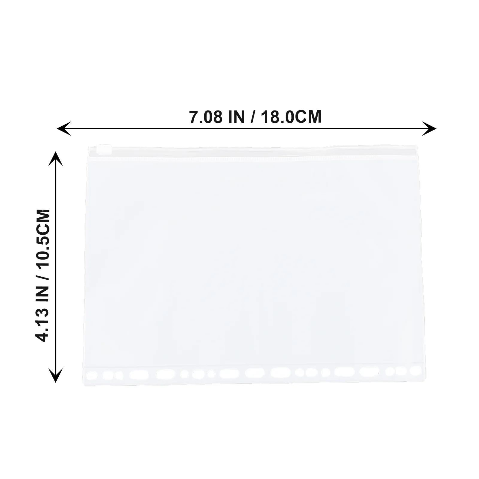 

10 pcs Pvc Zipper Bags Transparent Card Holders For Business Cards Name Cards Notes Tickets Bill Storage Pouch Multi-Functional