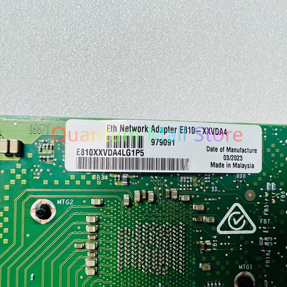10/25G four port 10G fiber optic network card PCIEX16 interface E810-XVDA4