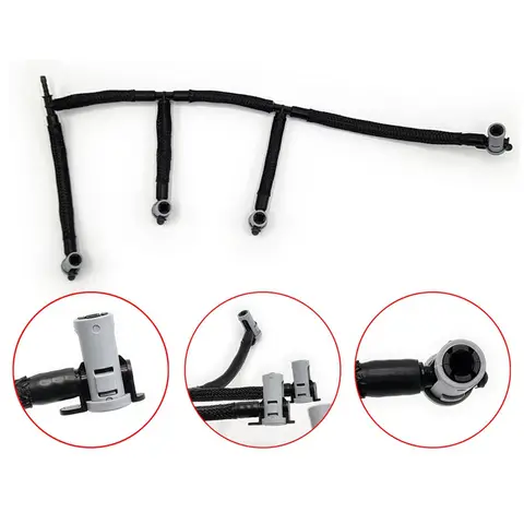 A30F - Bilbränsleinsprutare returrör för Seat för Skoda för VW från 2017 till 1.6 TDI DGTE 04L130235B 10 best sales 1.6 TDI - №6