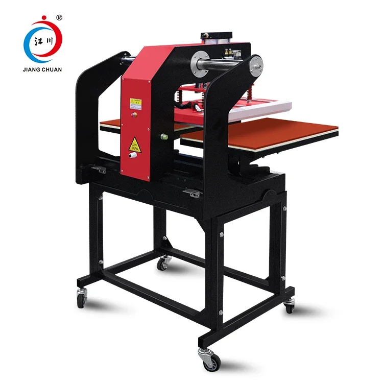 Big Size Pneumatic Dual Worktable Heat Press Transfer Machine