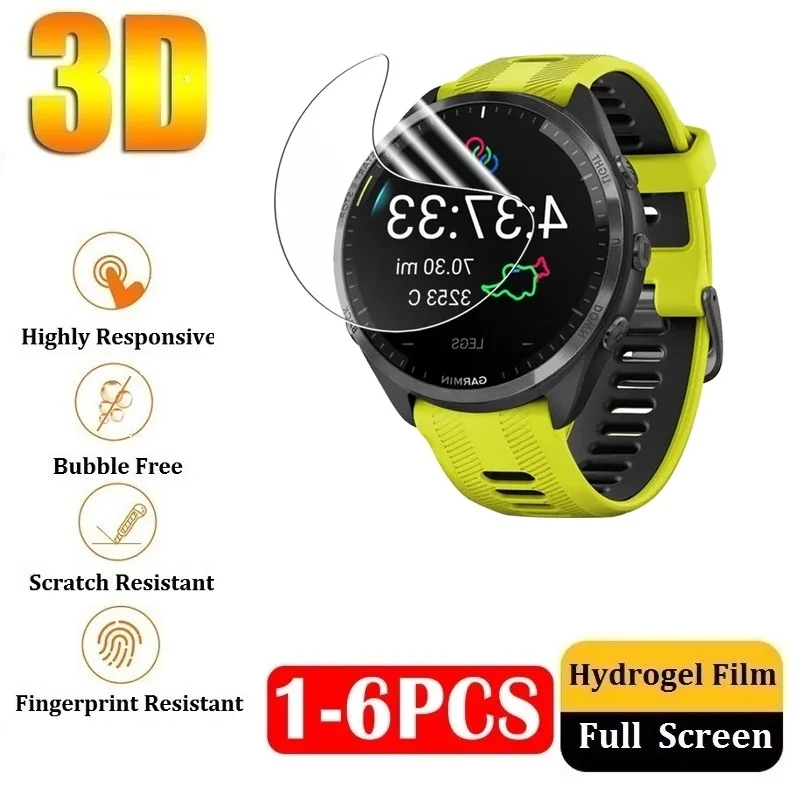 For Garmin Forerunner 965 265 265s 165 Screen Protector Protective Film for Garmin Forerunner 955 255 745 245 45 55 Film Foil